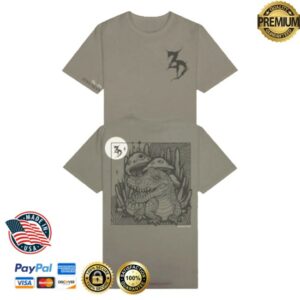 Zeds Dead Zwampy Heavyweight Sandstone Tee Zeds Dead Shop