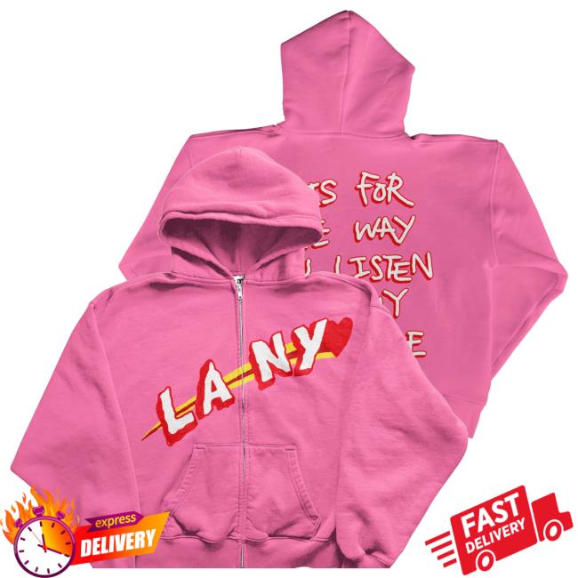 Lany Merch Store L Is For The Way You Listen To Lany With Me Zip Hoodie Lany Merch Store L Is For The Way You Listen To Lany With Me Zip Hoodie