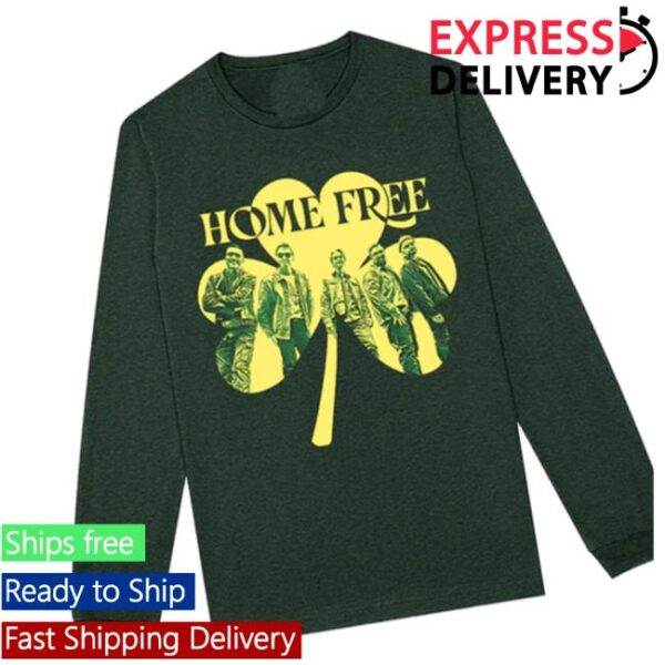 Homefree Music Merch Store Shamrock Long Sleeve Shirt