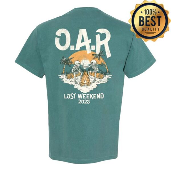 Liveoar Merch Store O.A.R’s 2025 Lost Weekend Tee