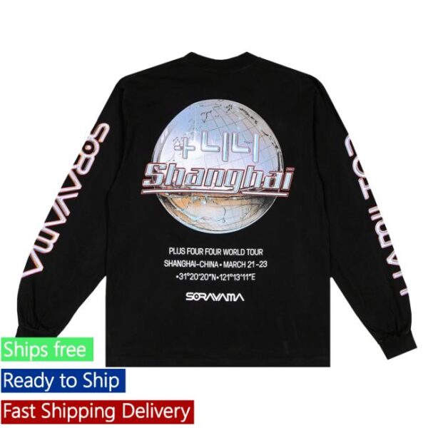 Plus44 Merch Store +44 + Hajime Sorayama Shanghai Tour Long Sleeve Tee