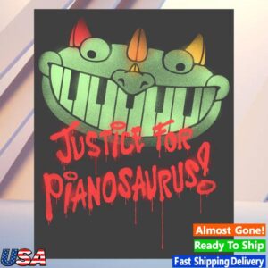 Poppy Playtime Merch Store Justice For Pianosaurus Tee