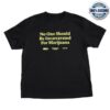 kenny Aclu Merch Store No One Should Be Incarcerated For Marijuana Tee