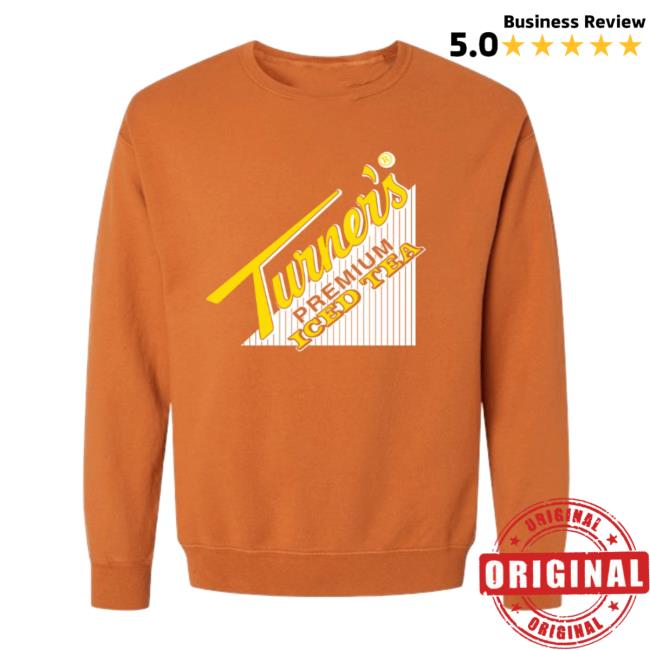 Turn Merch Drinkturners Merch Store Turner’S Burnt Orange Crewneck Sweater ...