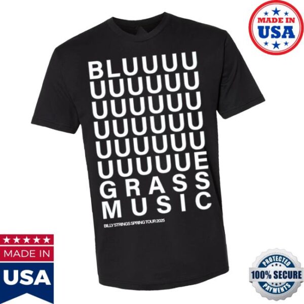 Billy Strings Store Merch Bluuuuuuuegrass Music Tee
