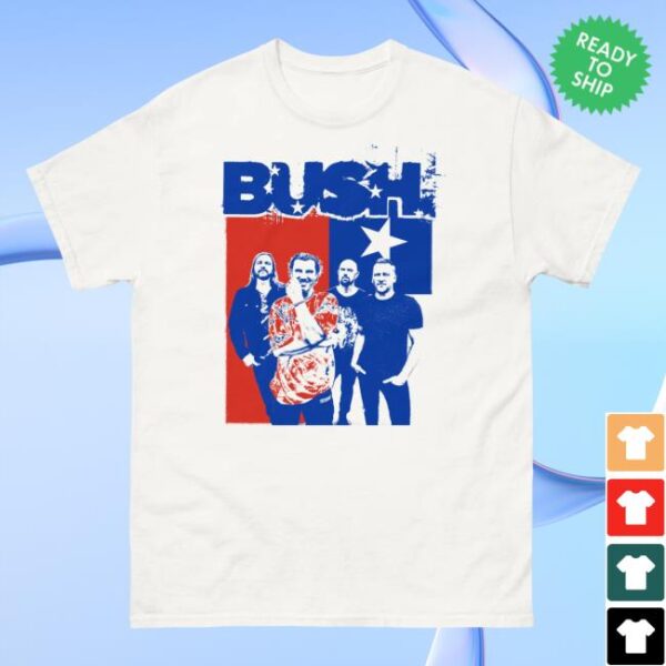 Bush Official Merch Store Chile White Photo Tee