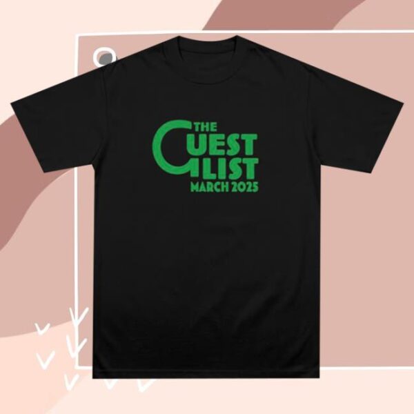 Theguestlist Merch Store The Guest List Tour T-Shirt