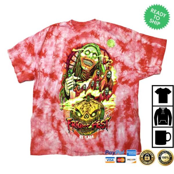 Six Flags Merch Store Fright Fest Pumpkin Carver Tee