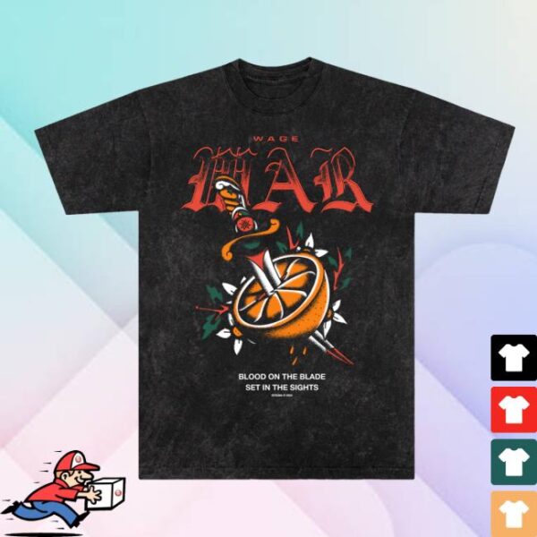 Wage War Band Merch Store Blood Orange Tee