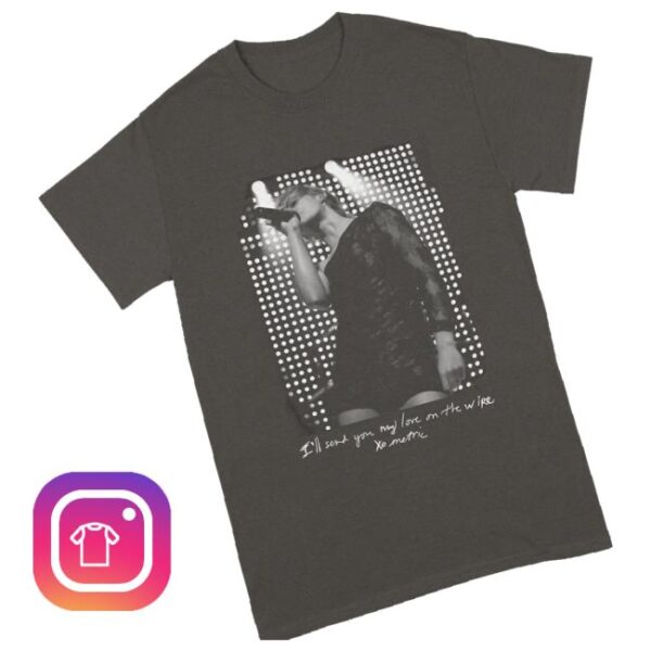 Metric Official Store Merch Store On The Wire T-Shirt