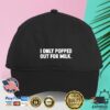 kenny verybritishproblems shirts merch store popped out for milk printed cap