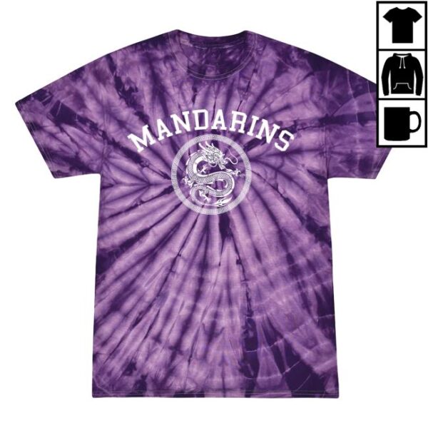 Mandarins Merch Store Dragon Tie Dye Shirt