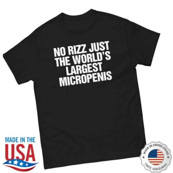 Thegoodshirts Merch Store No Rizz Shirt