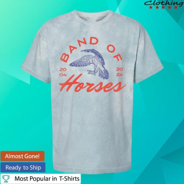 Band Of Horses Merch Store Eagle Colorblast T-Shirt