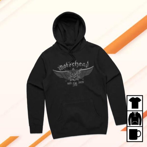 Motorhead Store Merch Warpig Wings Black Hoodie