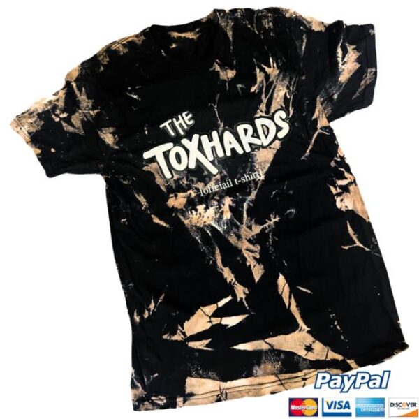Toxhards Merch Store Shop Reverse Tie-Dye Official Logo T-Shirt
