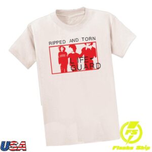 Matador Records Merch Store Ripped And Torn Cream Tee
