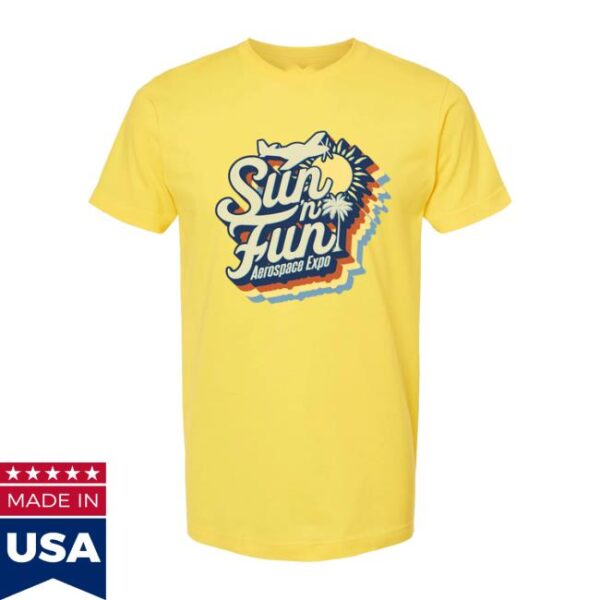 Sun ‘N Fun Aerospace Expo Store Merch 70’S Mustang Sun ‘N Fun 2025 T-Shirt