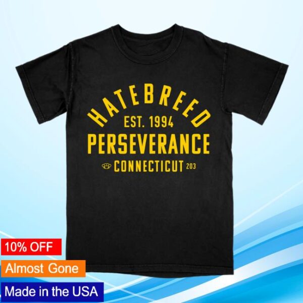 Deathwish Inc Merch Store Hatebreed Perseverance Premium Black T-Shirt
