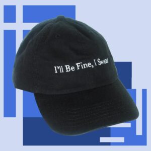 Mayday Parade Merch Store Fine Black Dad Hat