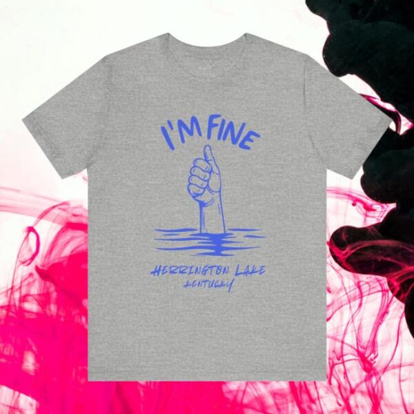 Herrington Lake Tradingpost Merch Store I’m Fine Iconic Collection Jersey Knit Cotton Tee