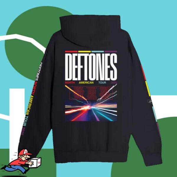 Shop Deftones Merch North America 2025 Tour Hoodie