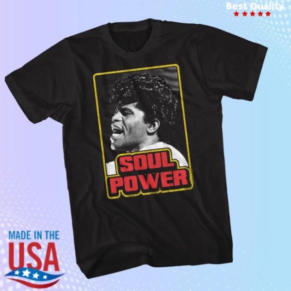 Rockabilia Merch Store James Brown James Brown Soul Power T-Shirt
