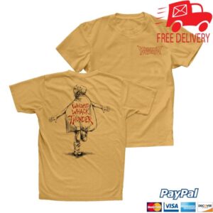Whiskey Myers Merch Store Shop Whiskey Myers Whomp Whack Thunder Cover T-Shirt Mustard