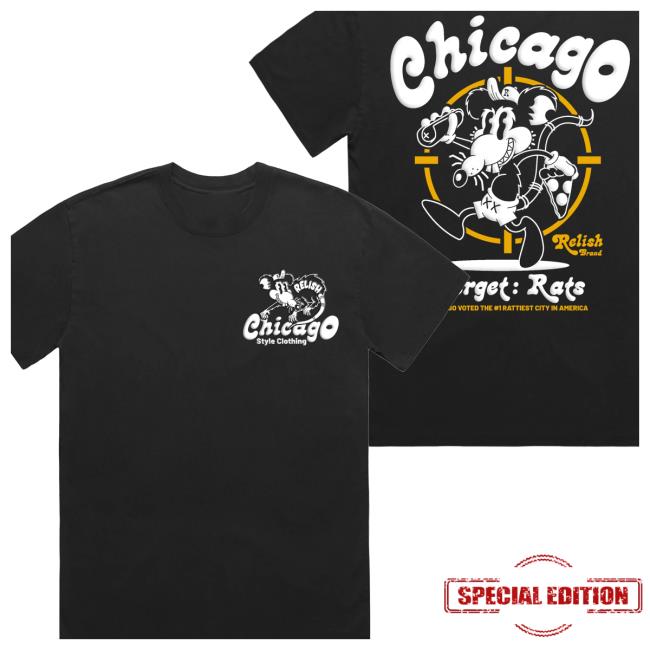 Relish Brand Merch Store Rats – Puff Print On Vintage Garment Dyed Tee