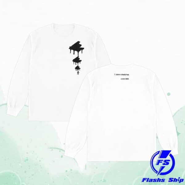 Andre 3000 Official Store Merch Shop Jim Joe 3 Pianos Longsleeve 2