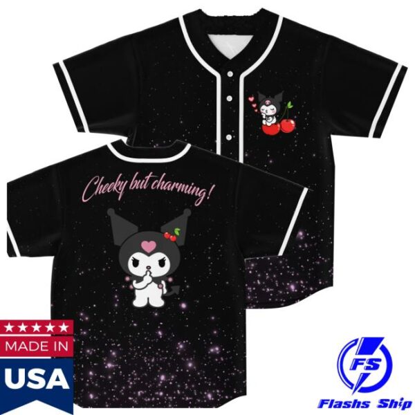Rave Bonfire Merch Store Kuromi Custom Baseball Jersey