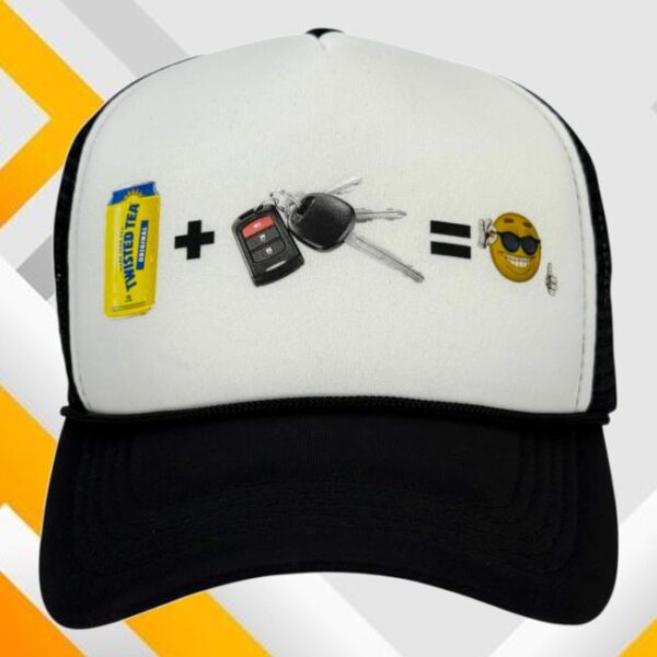 Old School Hats Merch Store Tea Plus Keys Print Custom Hat
