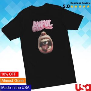 Awful Records Merch Store Chewed Gum Awful Tee