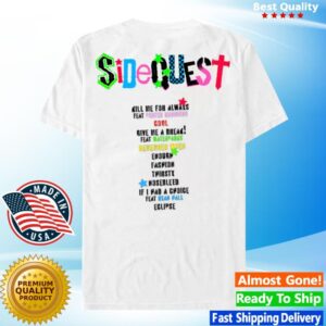 Impericon Merch Store Michael Clifford Sidequest Nail Art White T-Shirt