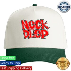 Neck Deep Store Merch Shop New Logo Two-Tone Cap Natural Forest