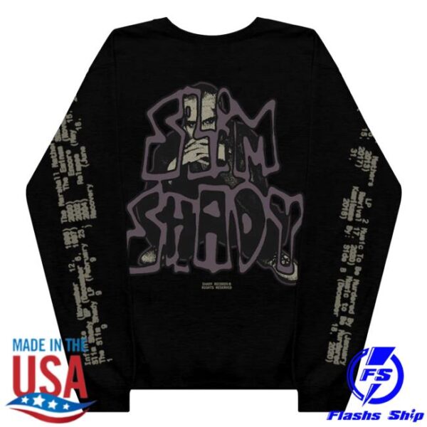 Eminem Merch Store Shop Graffiti Slim Crewneck