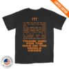 kenny rhett walker official merchandise merch store man on the middle cross shirt