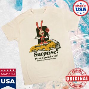 Fsgprints Merch Shop Pizza Is Good For You Natural Shirt