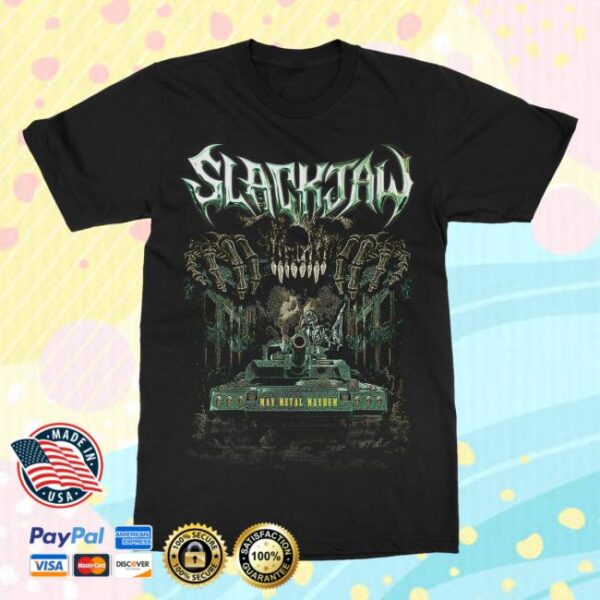 Indiemerchstore Slackjaw 2025 May Metal Mayhem Tour T-Shirt