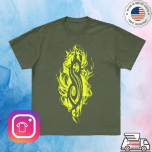Slipknot Official Store Merch Shop Flamed Tribal S T-Shirt