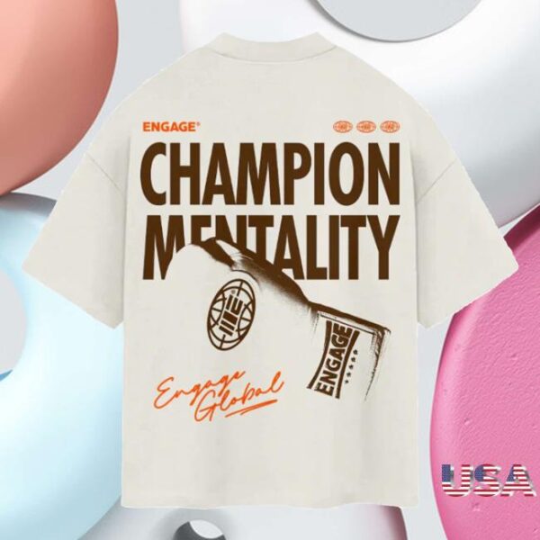 Engageind Store Merch Engage Mentality Off-White T-Shirt