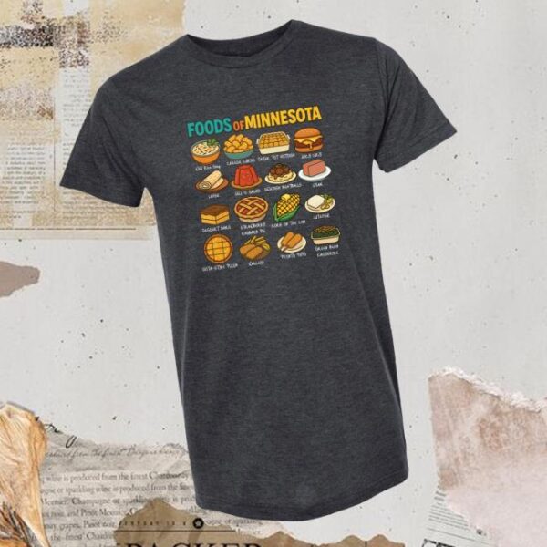 Minnesota Awesome Store Merch Foods Of Minnesota T-Shirt