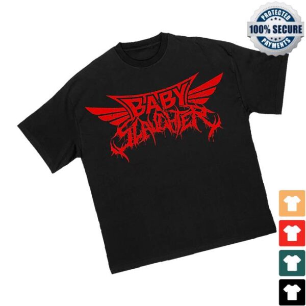 First Blood Merch Store Shop Slaughter To Prevail X Babymetal Babyslaugher Logo T-Shirt