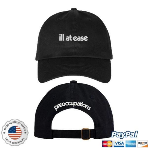 Preoccupations Store Merch Preoccupations Ill At Ease Hat