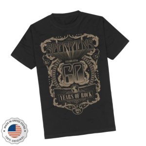 Scorpions Shop Store Merch 60 Years Of Rock Shirt