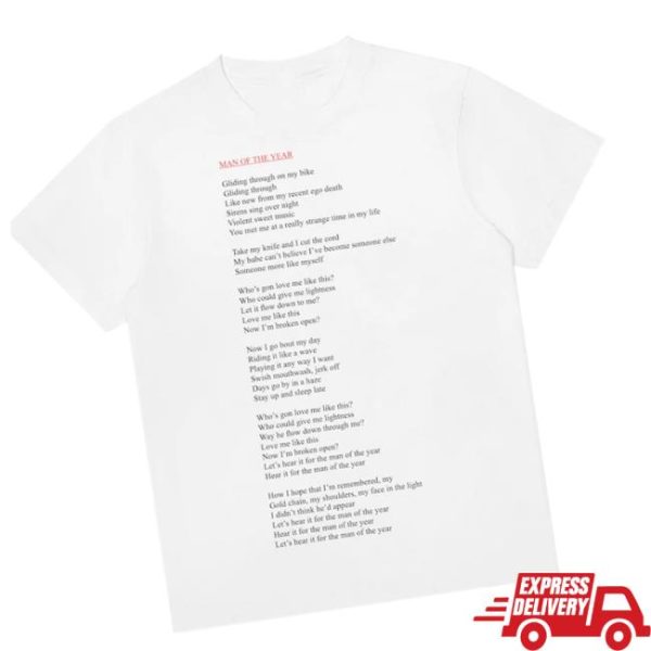 Lorde Store Merch Moty Lyric T-Shirt