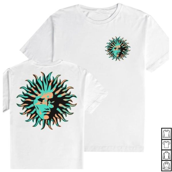 Vrecordings Store Merch V Distress White T-Shirt