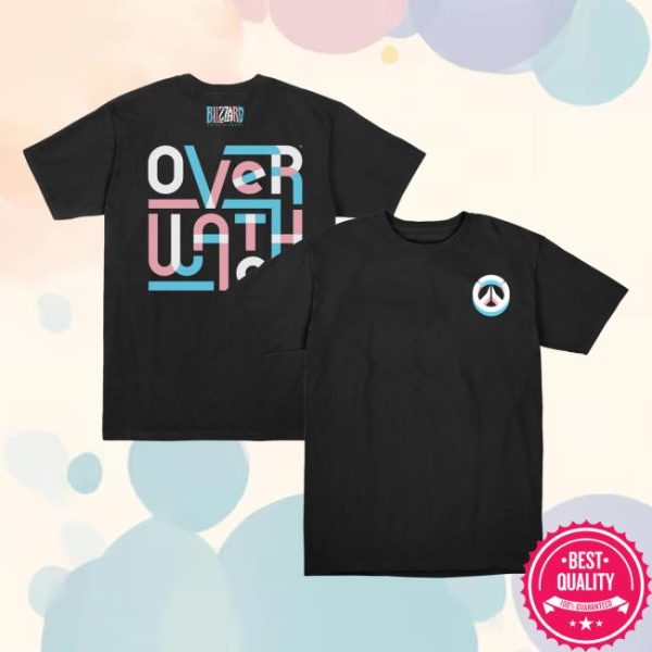 Blizzard Gear Store Merch Shop Overwatch Pride Black T-Shirt