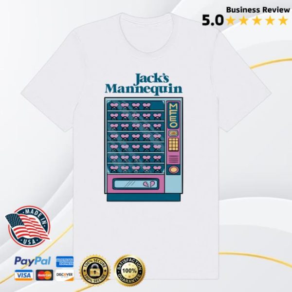 Andrew Mcmahon Merch Store Shop Jack’s Mannequin Vending Machine T-Shirt