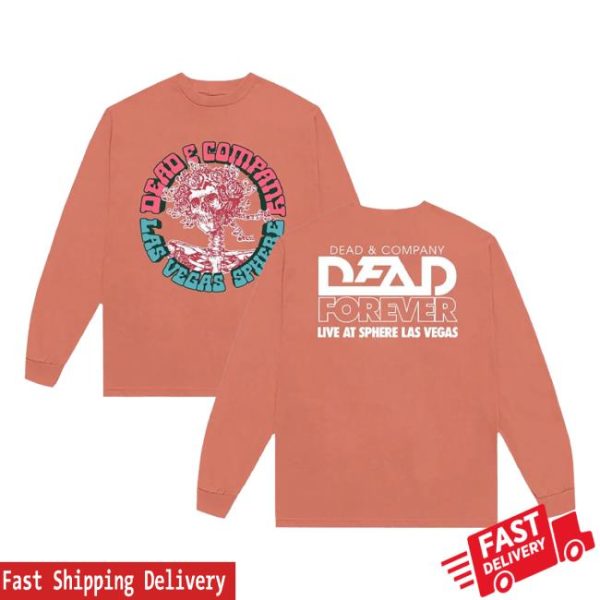 Dead And Company Merch Store Shop Bertha 2025 Sphere Long Sleeve Tee
